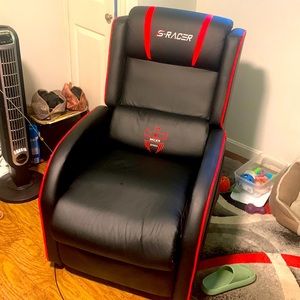 Soft Leather Massage Chair Gaming Recliner PICK UP ONLY